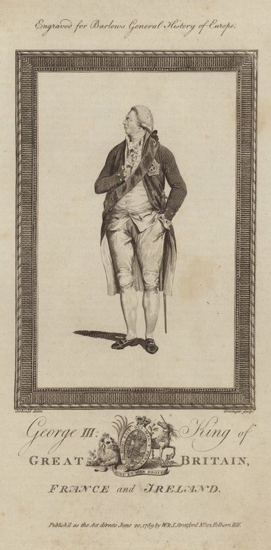 Kung George III av Storbritannien och Irland av English School