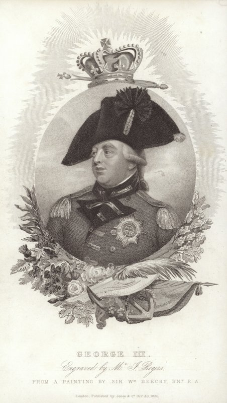 Kung George III av Storbritannien och Irland av English School