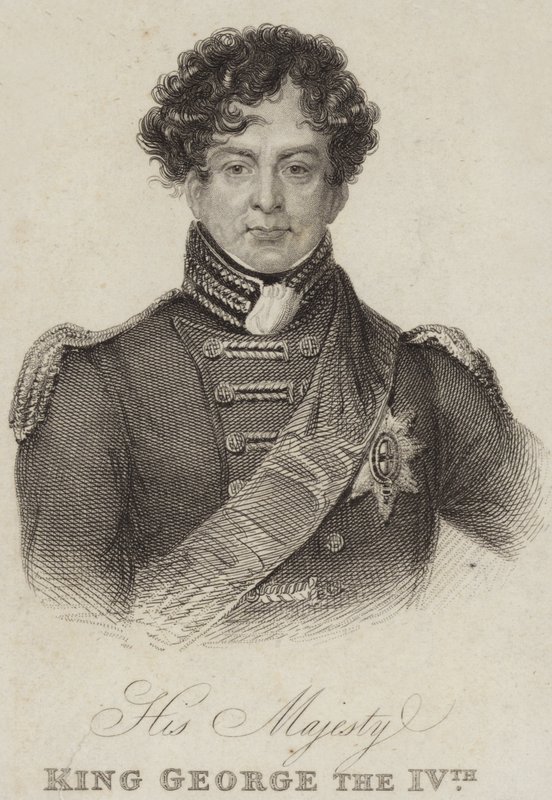 Kung George IV av Storbritannien och Irland av English School