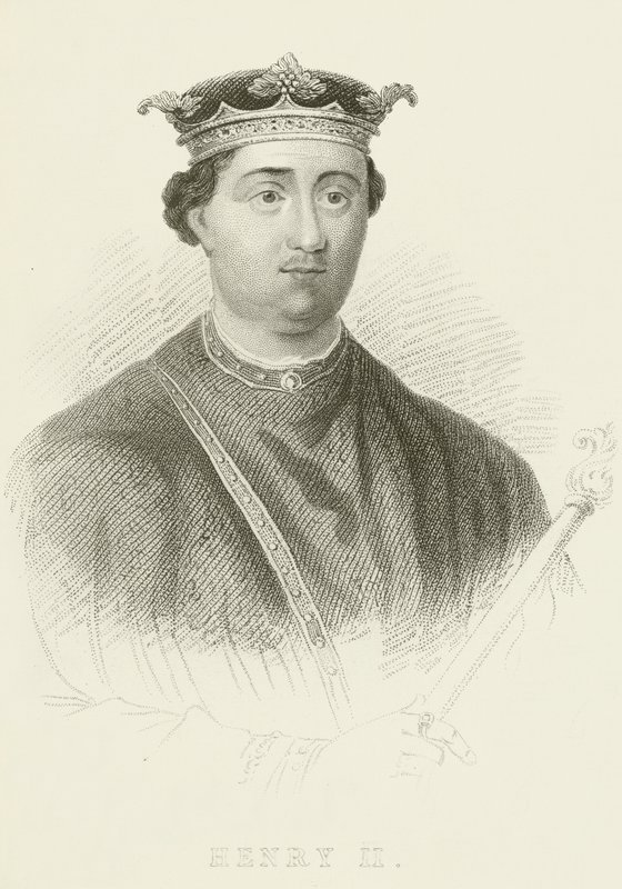 kung Henrik II av English School