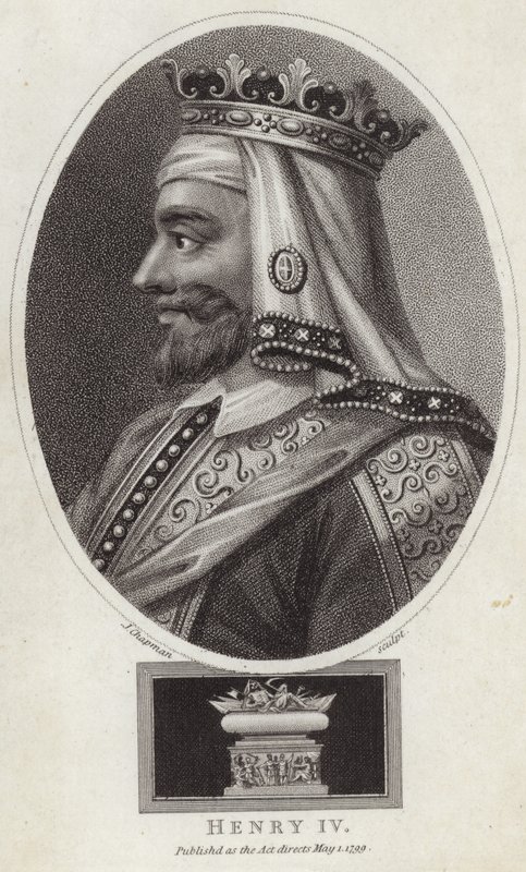 kung Henrik IV av England av English School