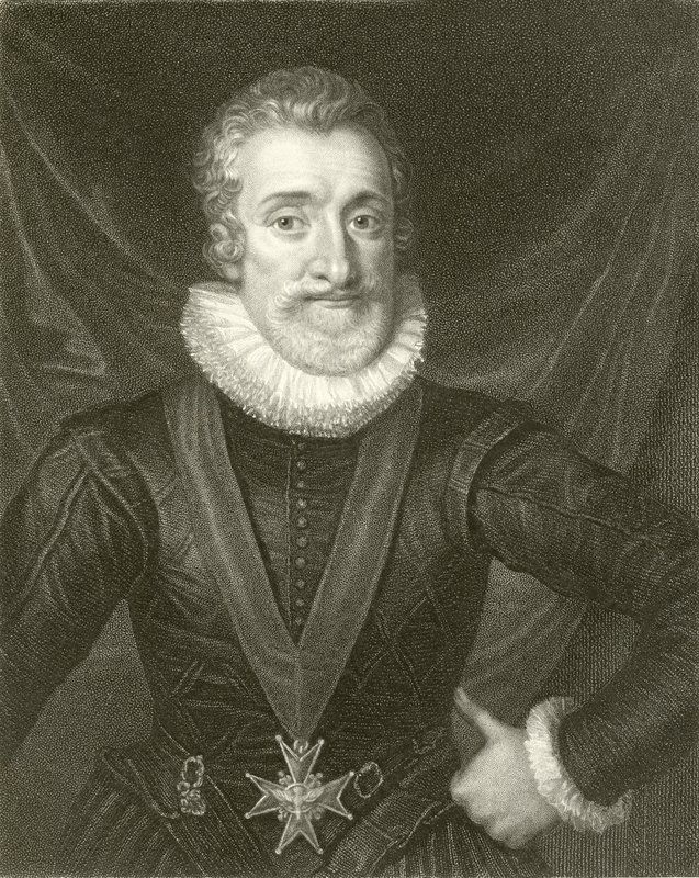 kung Henrik IV av Frankrike av English School