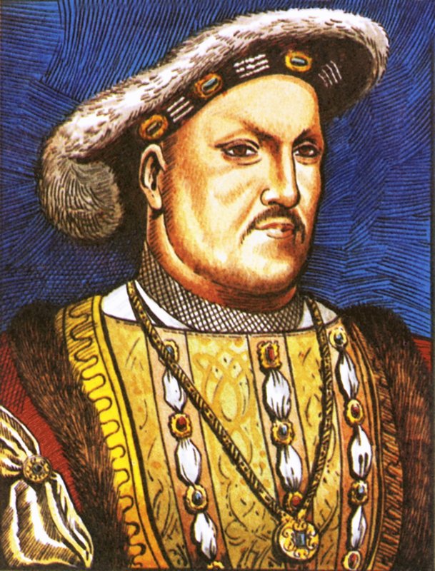 Kong Henrik VIII svenske av English School