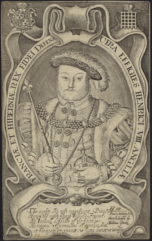 kung Henrik VIII av England av English School