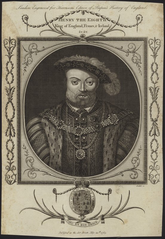 kung Henrik VIII av England av English School