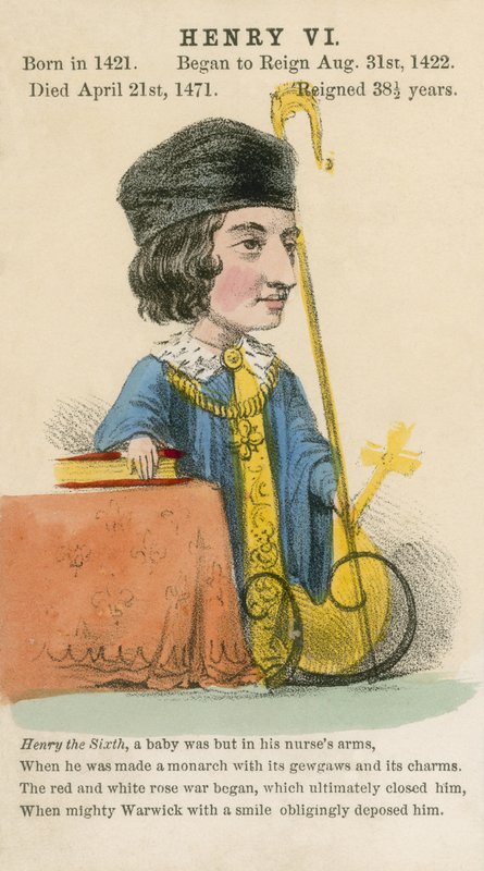 Kung Henrik VI (akvatint) av English School