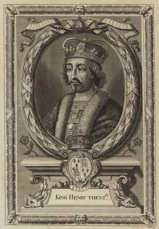 kung Henrik VI av England av English School