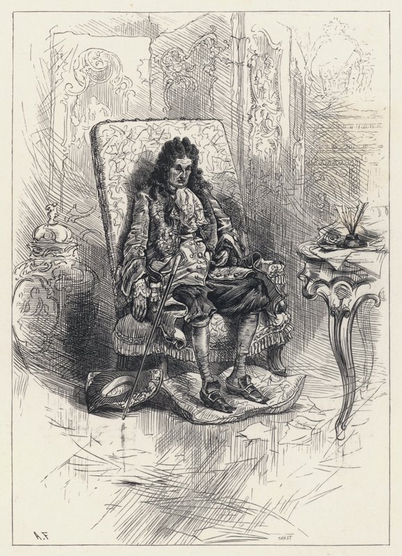 Kung Ludvig XVI av Frankrike, ensam och krossad hjärta (gravyr) av English School