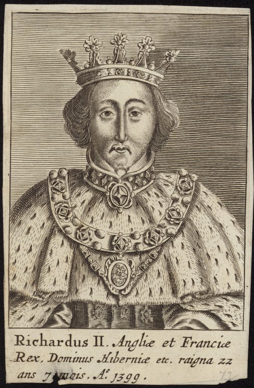 kung Richard II av England av English School