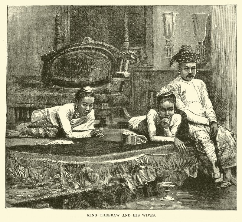 Kung Theebaw och hans fruar av English School