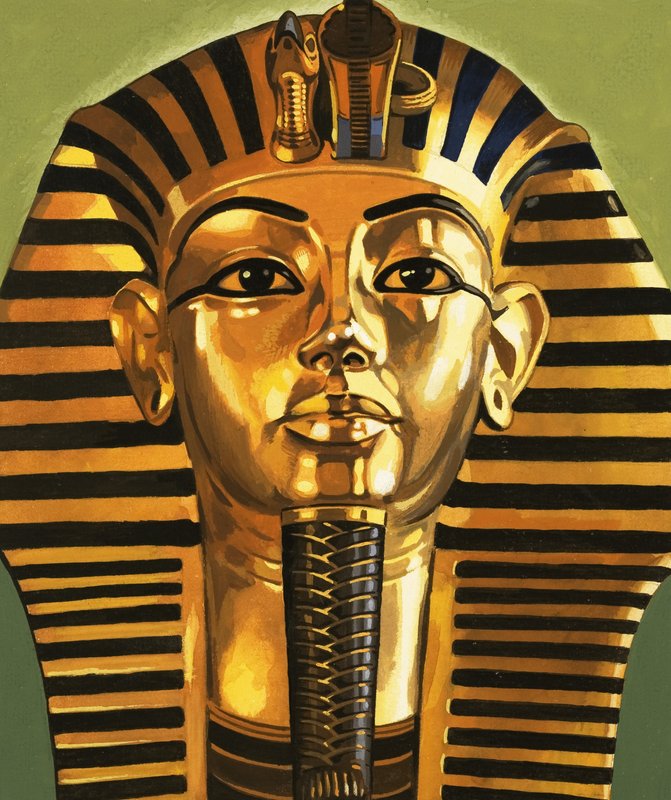 kung Tutankhamon av English School