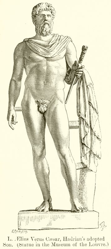 L. Aelius Verus Caesar, Hadrians adoptivson av English School