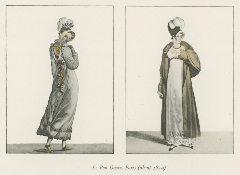La Bon Genre, Paris (cirka 1810) av English School