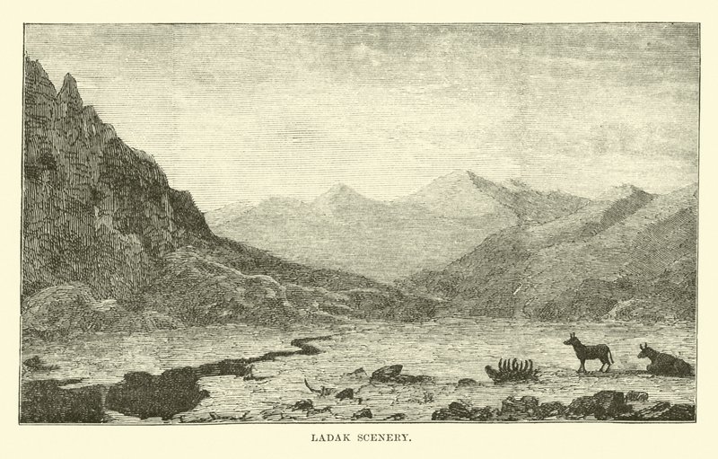 Ladak landskap av English School