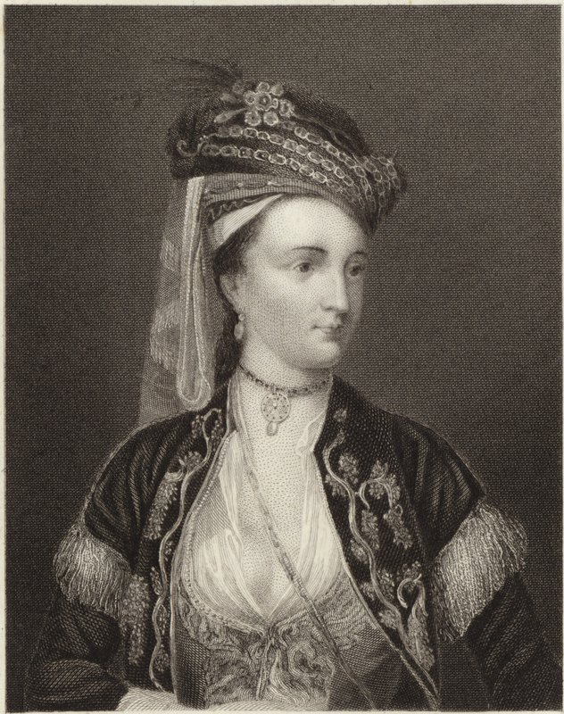Lady Mary Wortley Montagu av English School