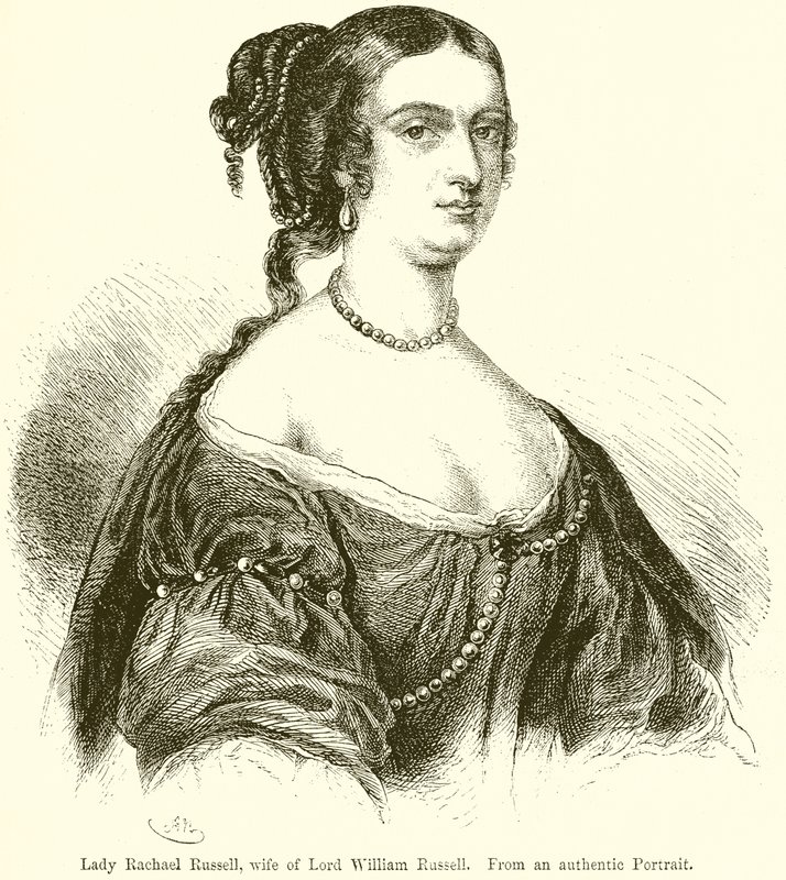Lady Rachael Russell, fru till Lord William Russell av English School