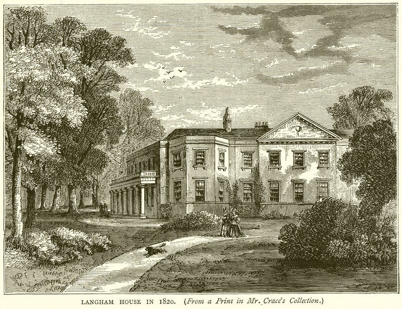 Langham House 1820 av English School