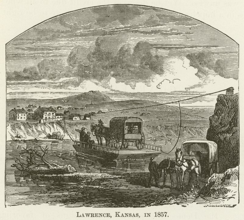 Lawrence, Kansas, 1857 av English School