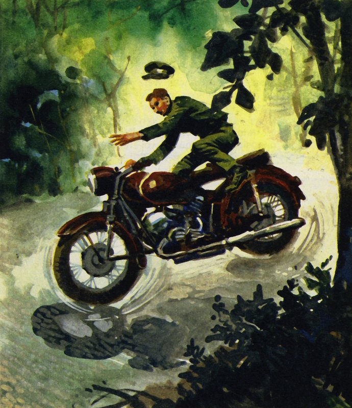 Lawrence dog 1935 i en motorcykelolycka av English School