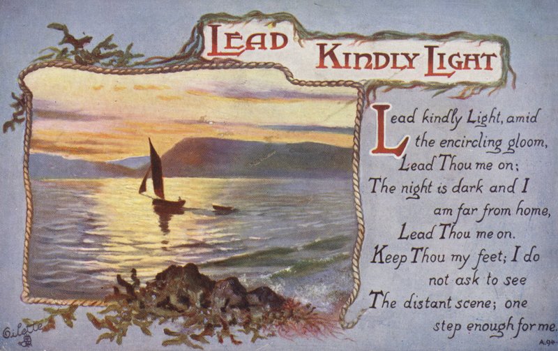 Lead Kindly Light (färglitografi) av English School