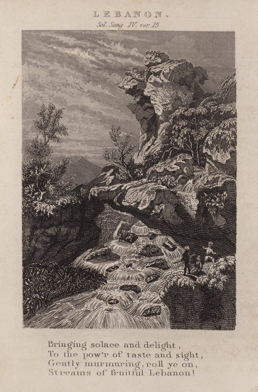 Libanon, Solomon Song IV, ver 15 (gravyr) av English School