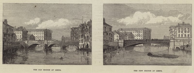Leeds Bridge (gravyr) av English School