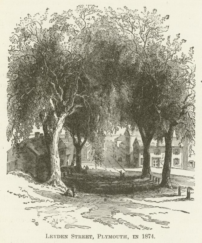 Leyden Street, Plymouth, 1874 av English School