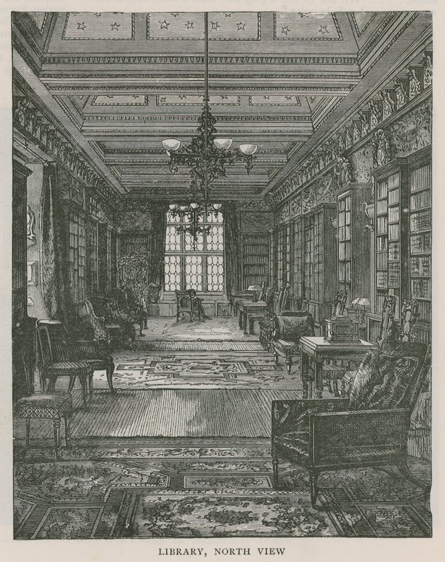 Bibliotek, norrut, Holland House av English School