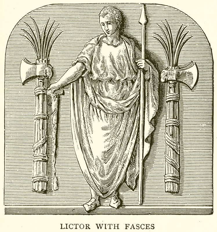 Liktor med Fasces av English School