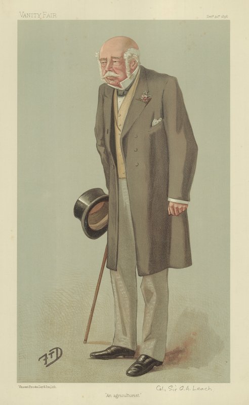 Överstelöjtnant Sir George Archibald Leach av English School