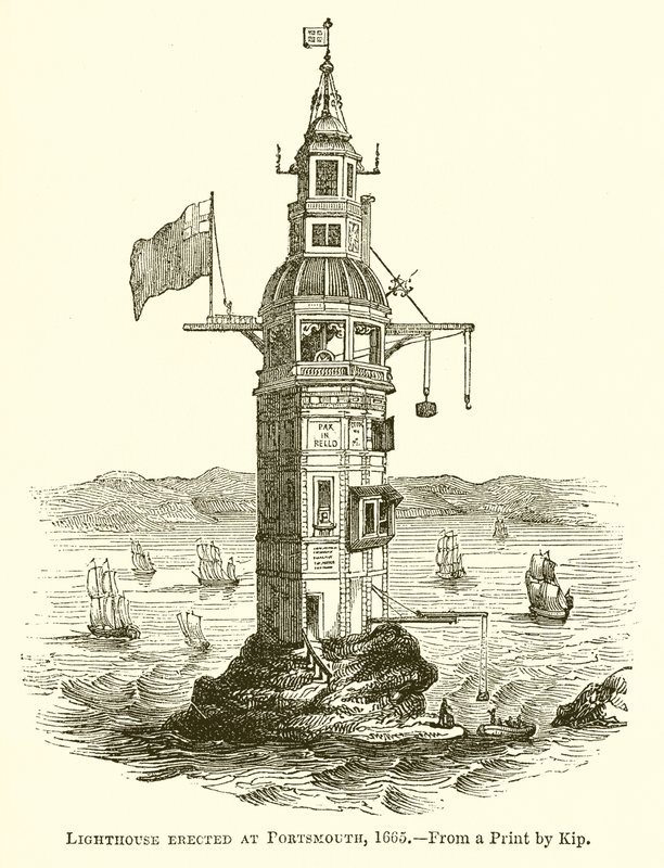 Fyr byggd i Portsmouth, 1665 av English School