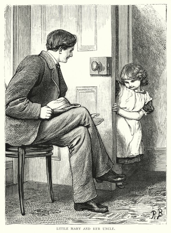 Little Mary och hennes farbror (gravyr) av English School