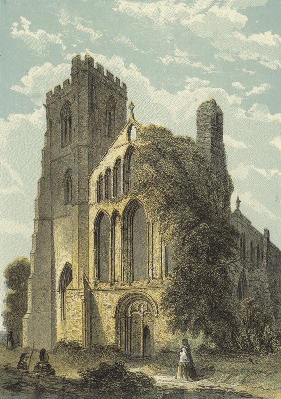 Llandaff Cathedral, West Front av English School