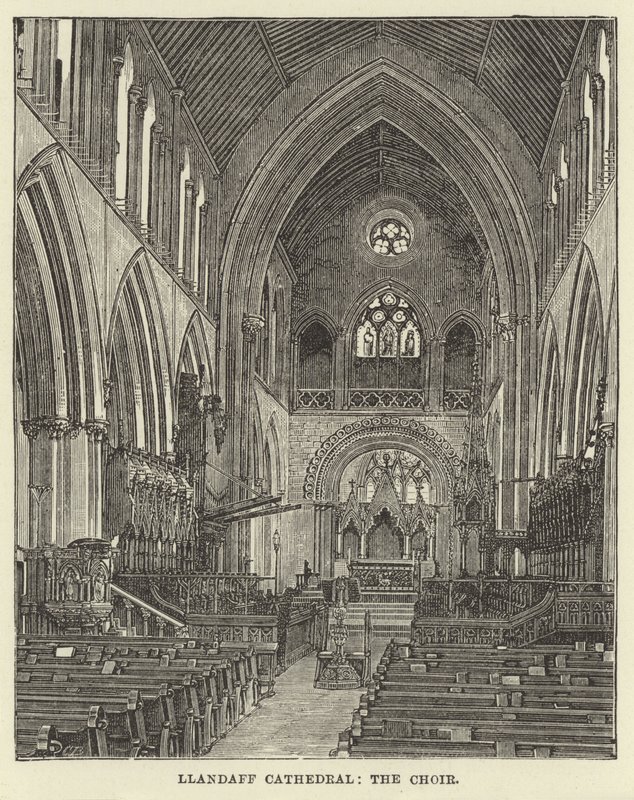 Llandaff Cathedral, kören av English School