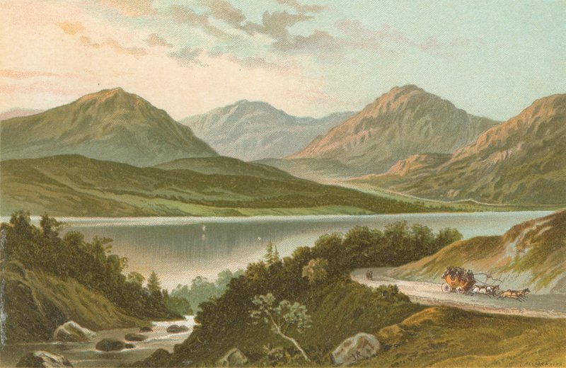 Loch Lomond från vägen till Stronaclacher av English School