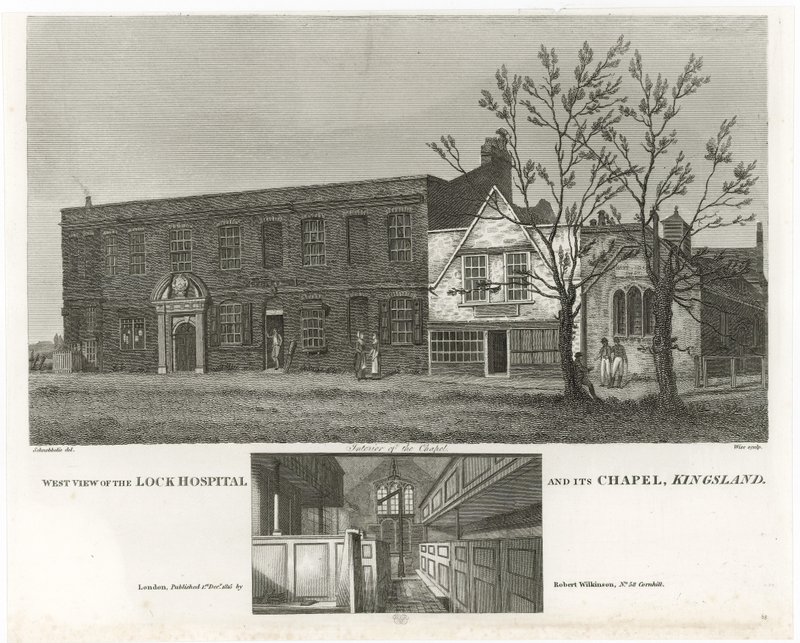 Lock Hospital och dess kapell, Kingsland av English School