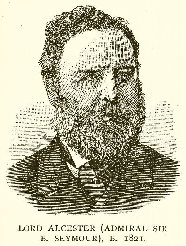 Lord Alcester (amiral Sir B. Seymour), F. 1821 av English School