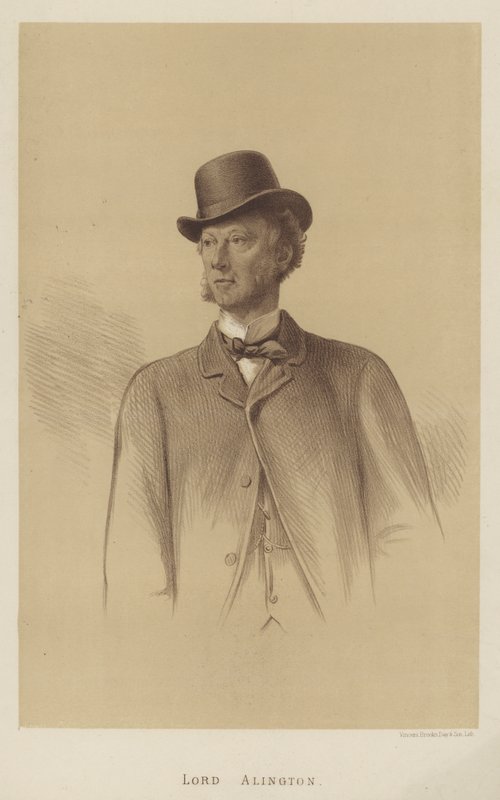 Lord Alington (litho) av English School
