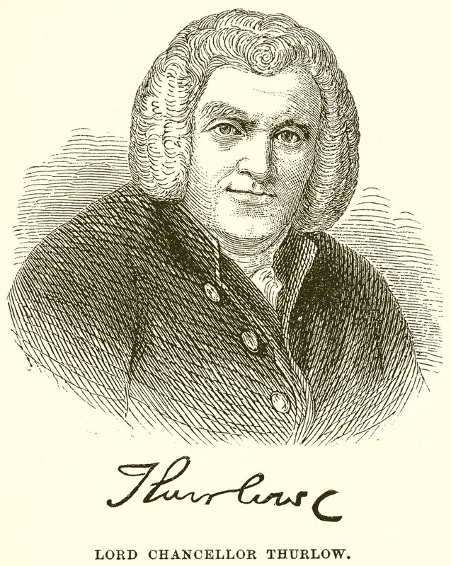 Lordkansler Thurlow av English School