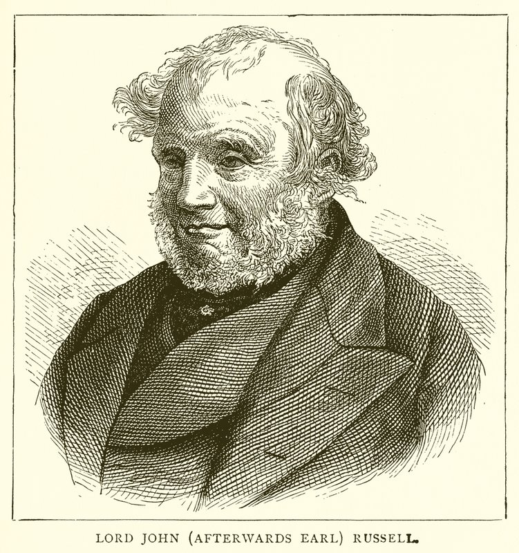 Lord John (efteråt Earl) Russell av English School