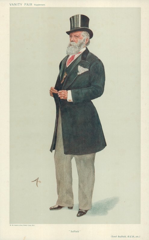 Lord Suffield, Suffield, 17 juli 1907, tecknad serie Vanity Fair av English School