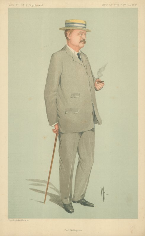 Lord Waldegrave, Earl Waldegrave, 9 oktober 1912, tecknad serie Vanity Fair av English School