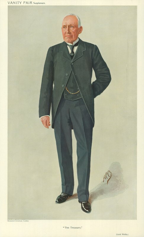 Lord Welby, The Treasury, 10 mars 1910, Vanity Fair-tecknad serie av English School