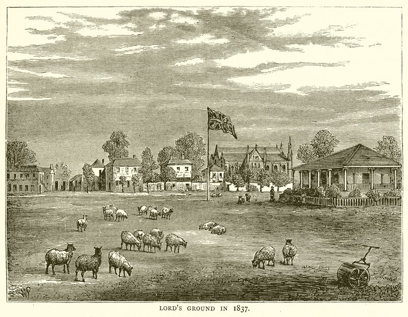 Lords Ground 1837 av English School