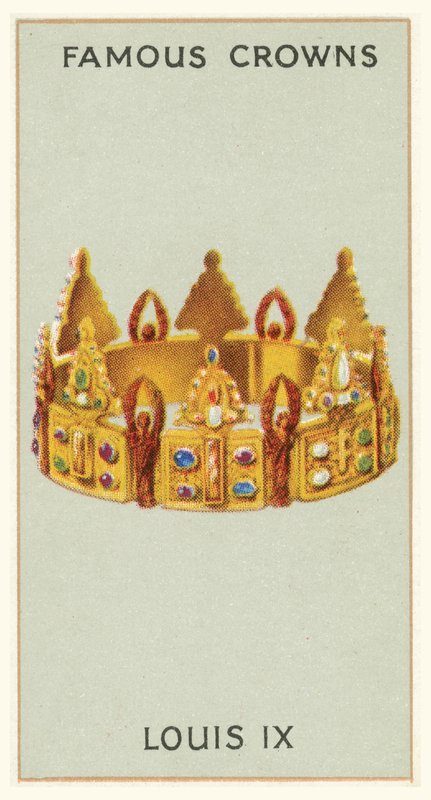 Ludvig IX (kromolitho) av English School