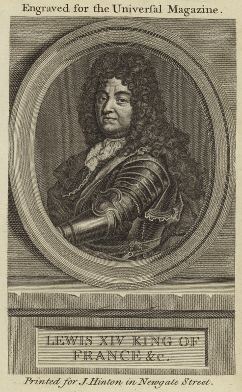 Ludvig XIV, kung av Frankrike av English School