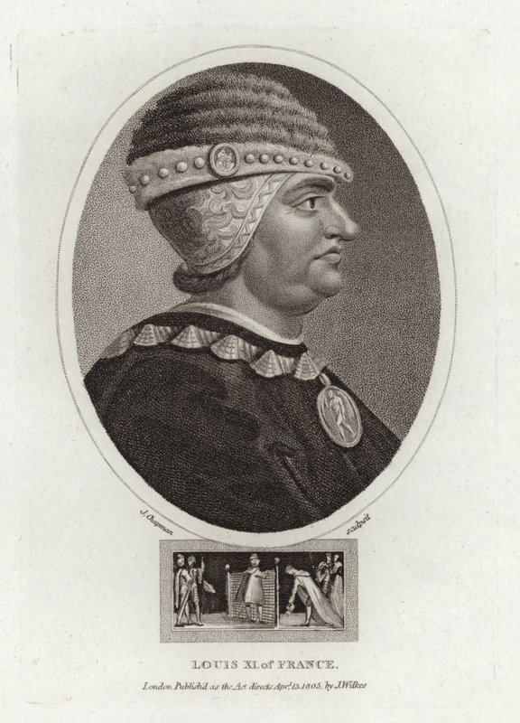 Ludvig XI av Frankrike av English School