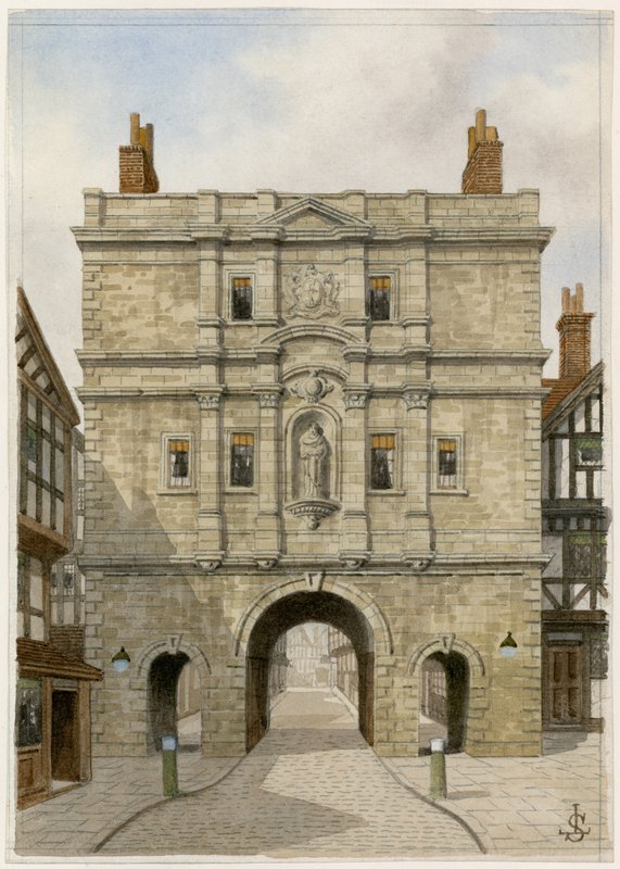 Ludgate (wc på papper) av English School