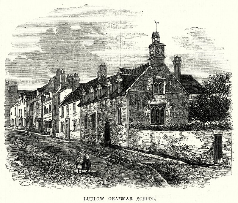 Ludlow Grammar School (gravyr) av English School
