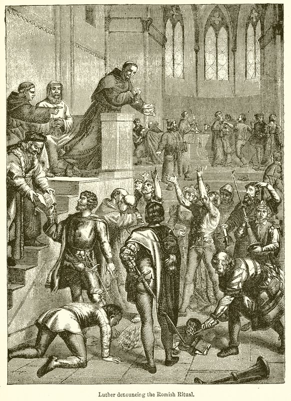Luther fördömer den romska ritualen av English School